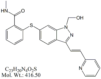 Axitinib N-Hydroxymethyl Impurity